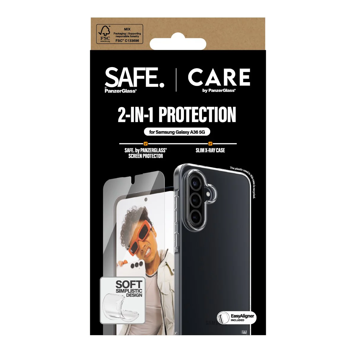 CARE™ by PanzerGlass® 2-in-1 Bundle Samsung Galaxy A36 5G - Image 3
