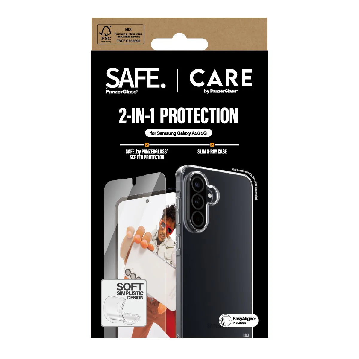 CARE™ by PanzerGlass® 2-in-1 Bundle Samsung Galaxy A56 5G - Image 3