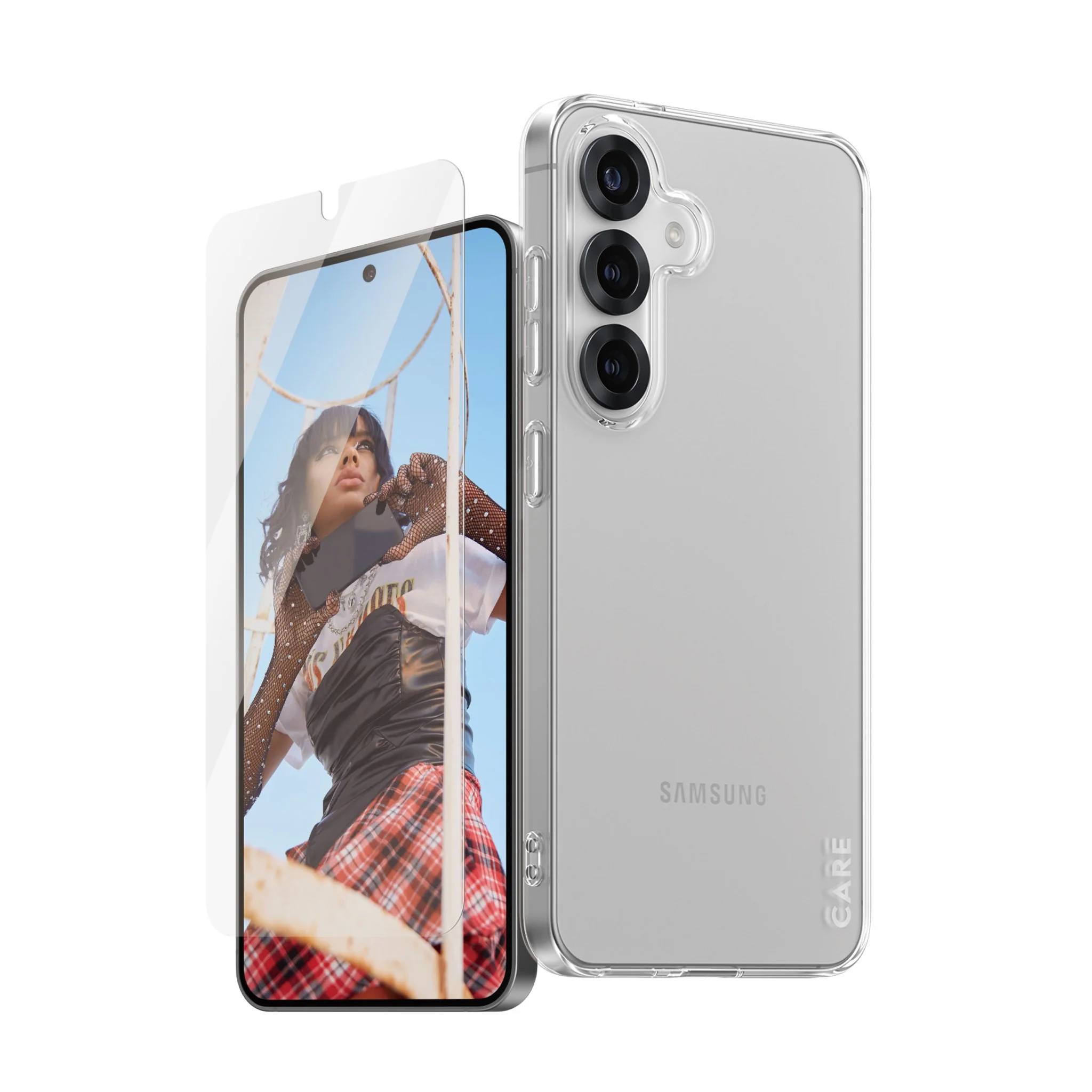 CARE™ by PanzerGlass® 2-in-1 Bundle Samsung Galaxy S25