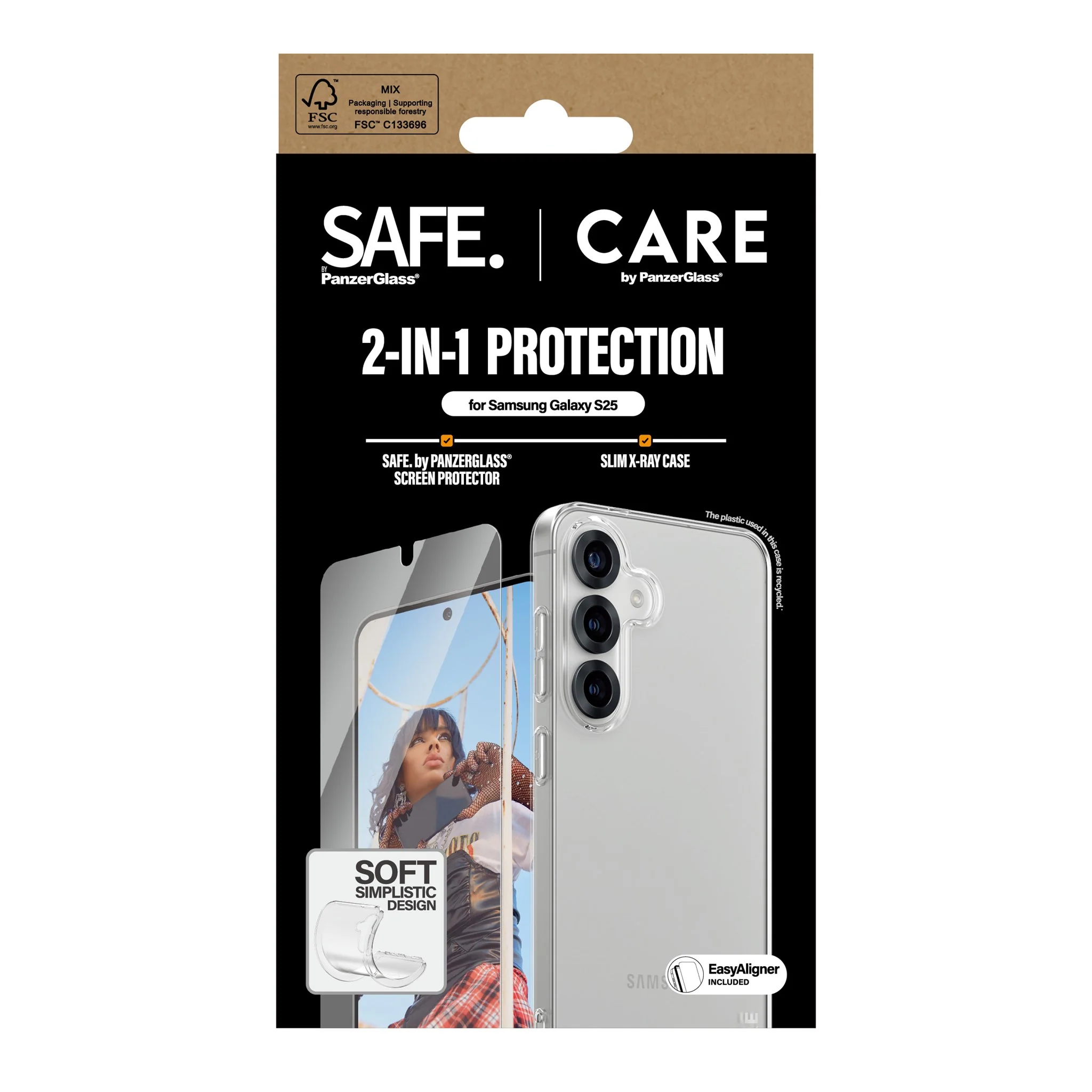 CARE™ by PanzerGlass® 2-in-1 Bundle Samsung Galaxy S25 - Image 3