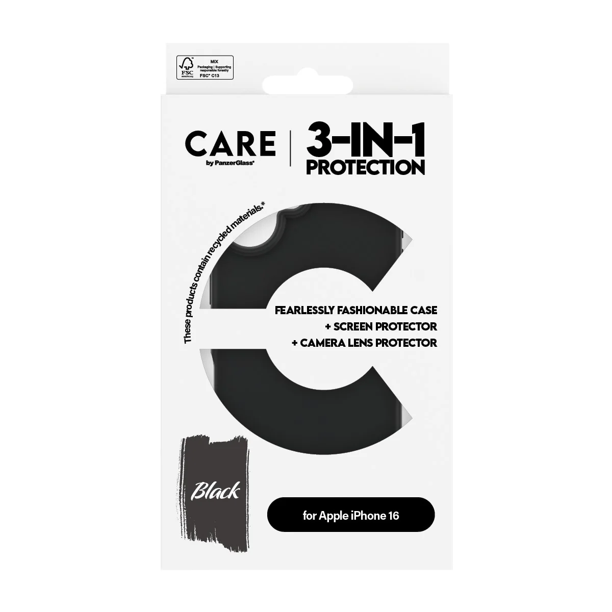 CARE™ by PanzerGlass® 3-in-1 Bundle iPhone 16 - Image 3