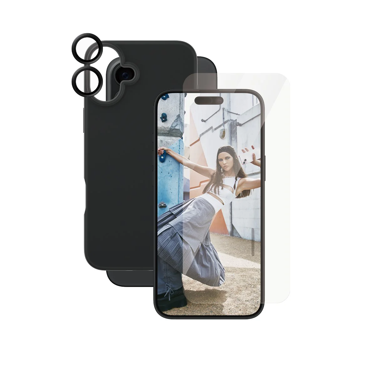 CARE⢠by PanzerGlass® 3-in-1 Bundle iPhone 16 Plus