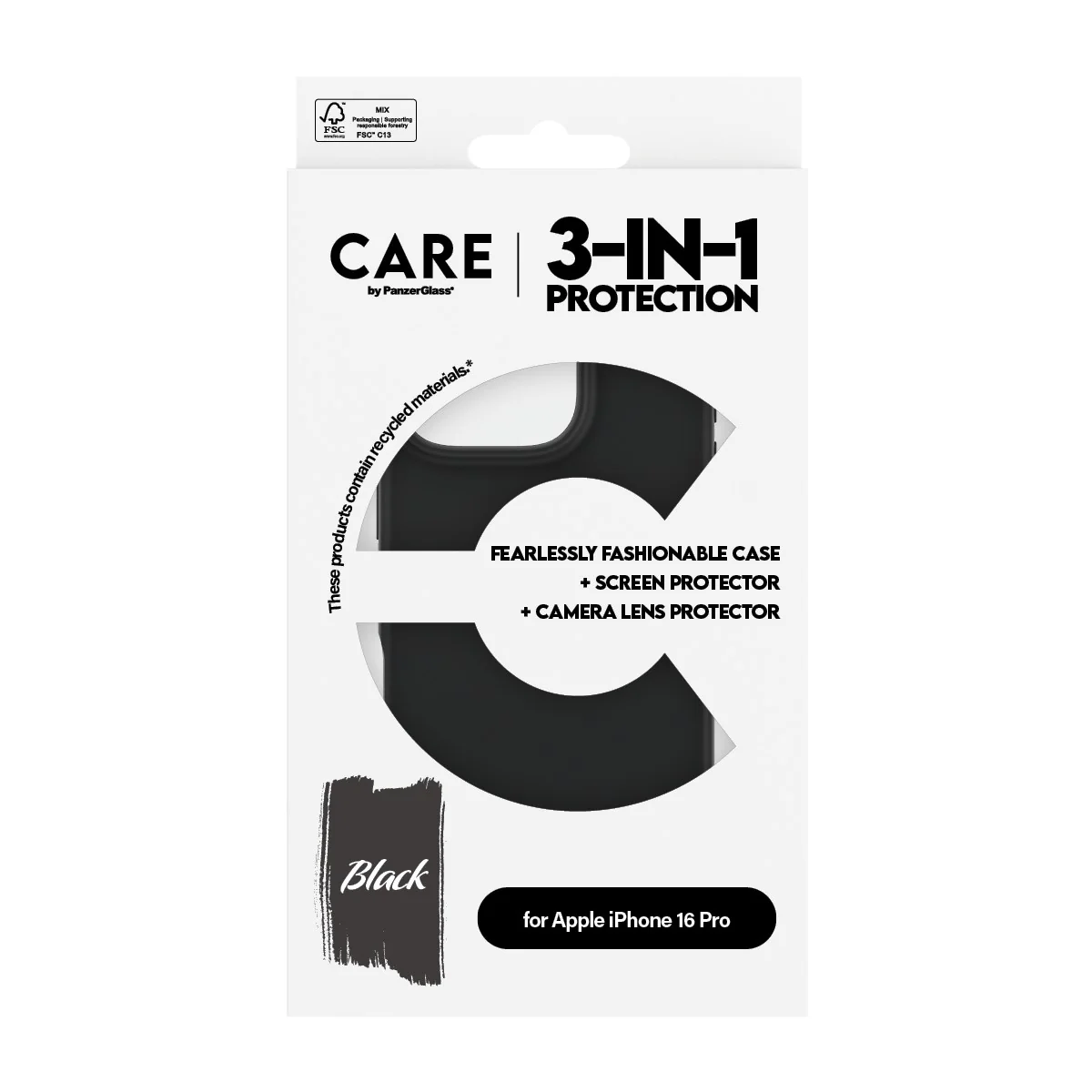 CARE™ by PanzerGlass® 3-in-1 Bundle iPhone 16 Pro - Image 3