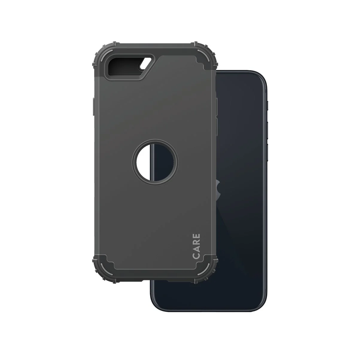 CARE⢠by PanzerGlass® Case Black FORCE iPhone SE (2020, 2022)