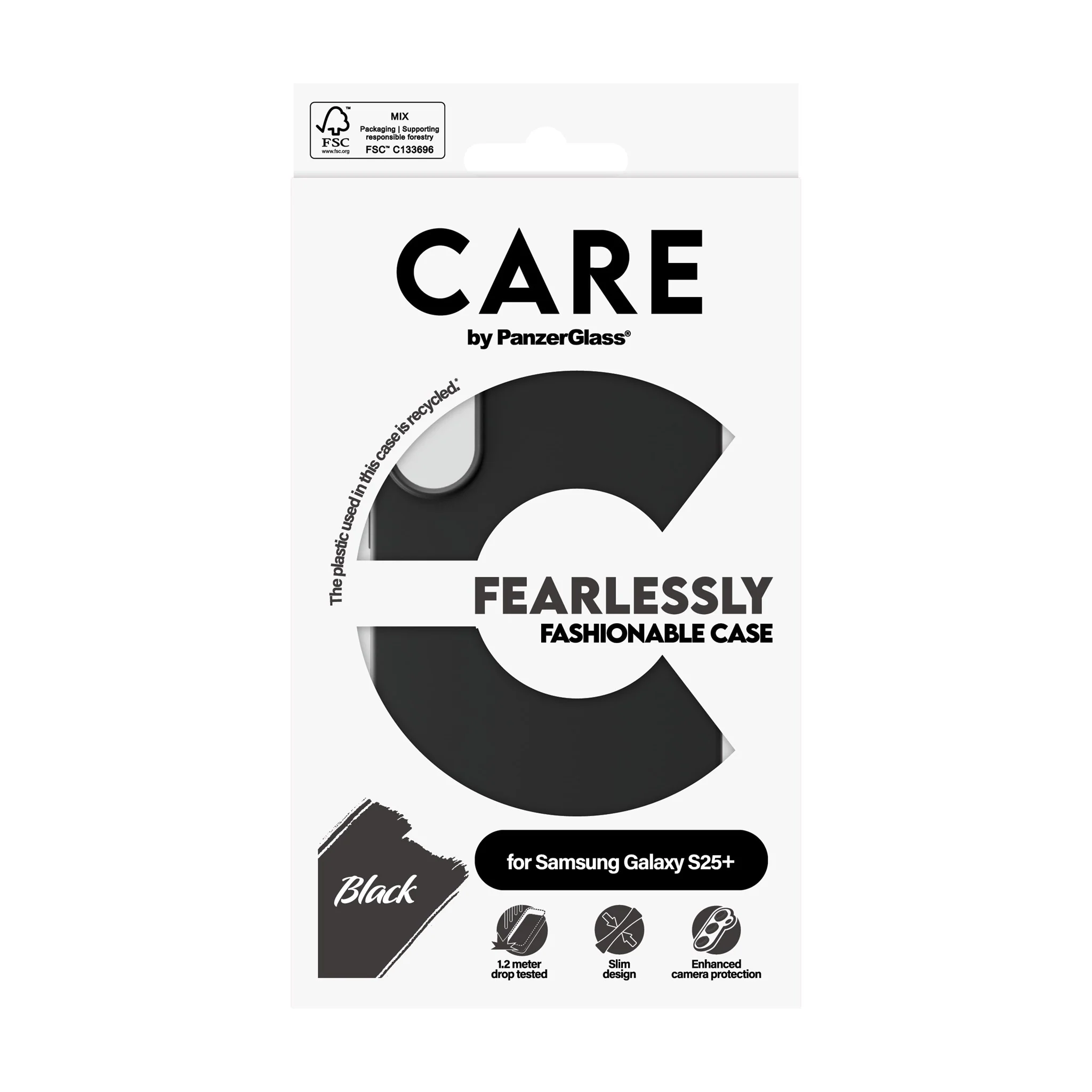 CARE™ by PanzerGlass® Case Black Samsung Galaxy S25+ - Image 3