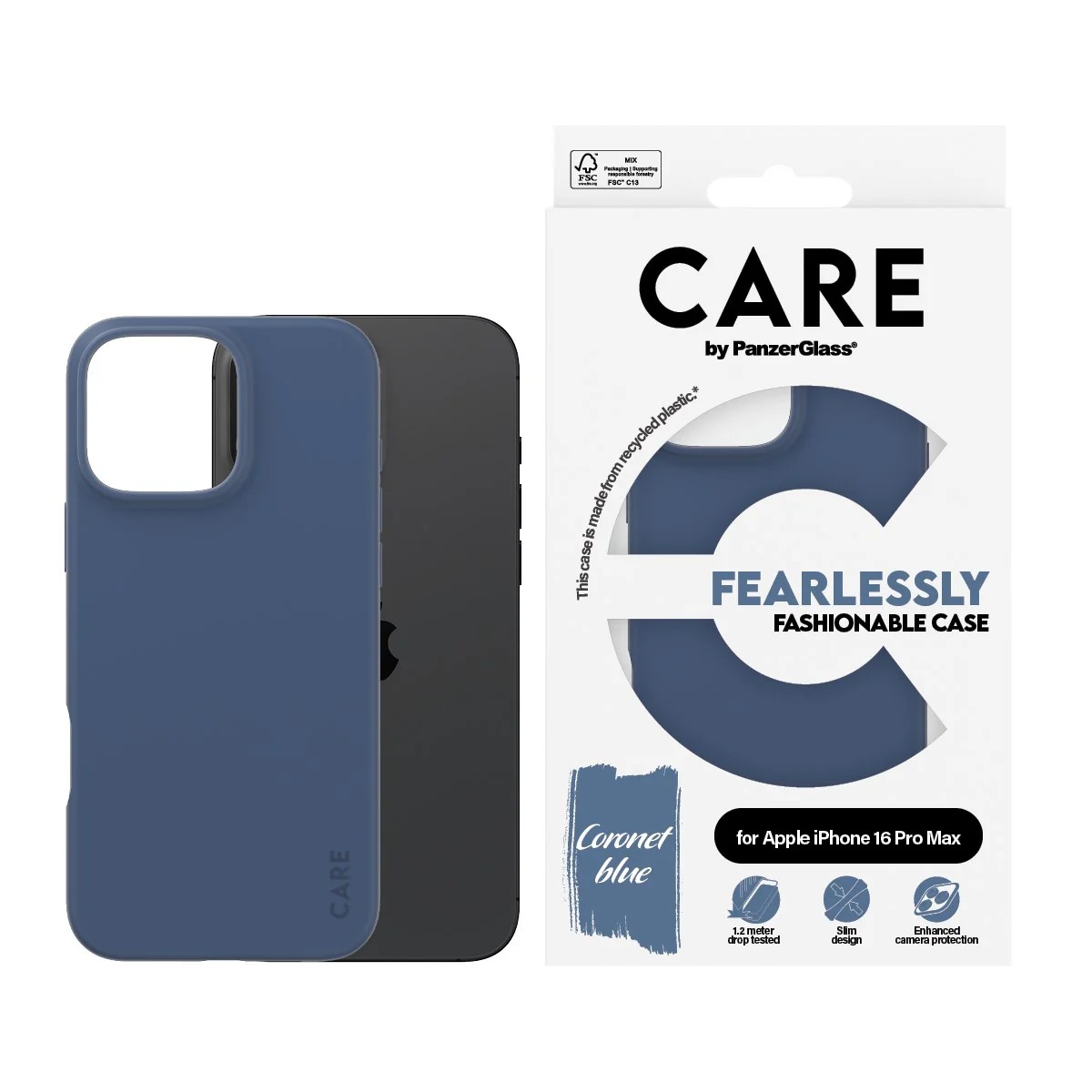 CARE™ by PanzerGlass® Case Blue iPhone 16 Pro Max - Image 2