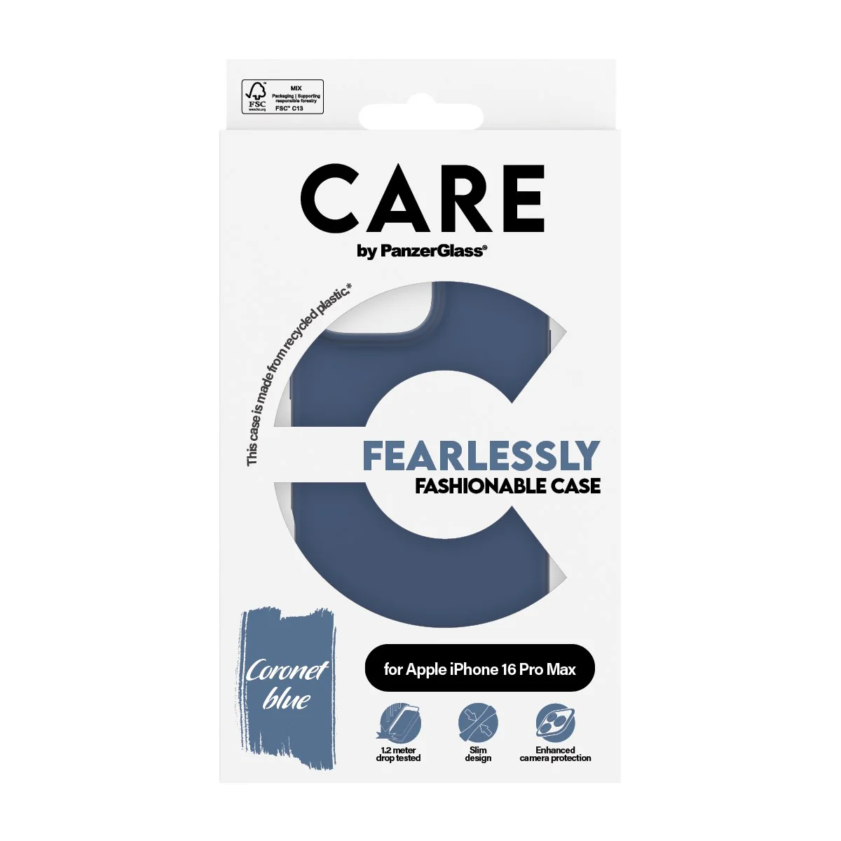 CARE™ by PanzerGlass® Case Blue iPhone 16 Pro Max - Image 3
