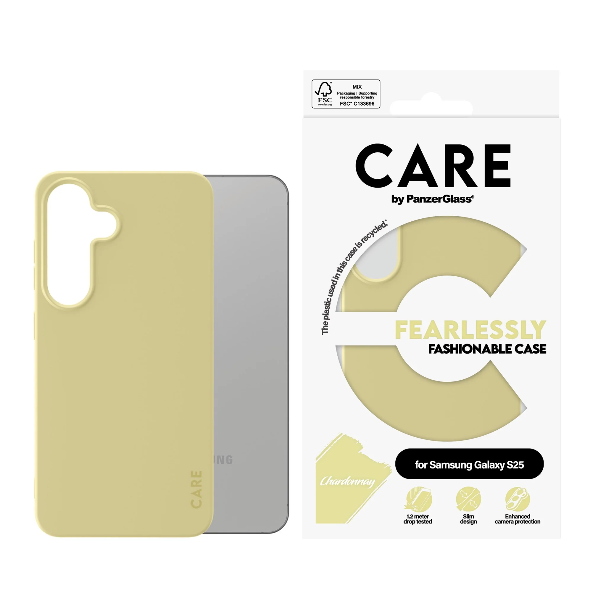 CARE⢠by PanzerGlass® Case Chardonnay Samsung Galaxy S25 - Image 2