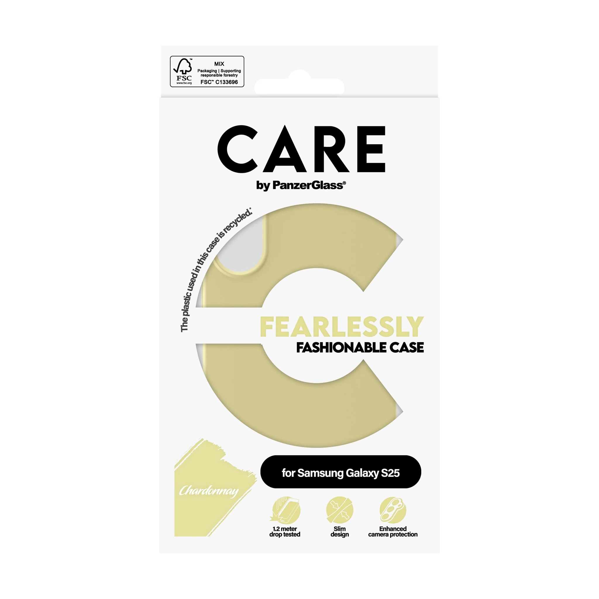 CARE⢠by PanzerGlass® Case Chardonnay Samsung Galaxy S25 - Image 3