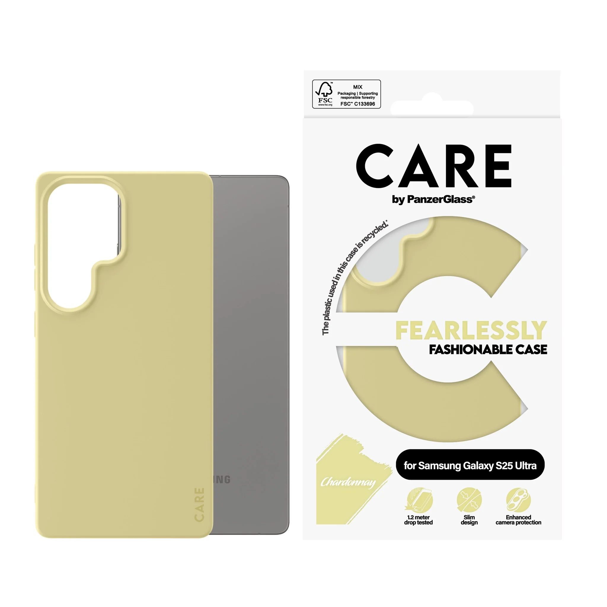 CARE™ by PanzerGlass® Case Chardonnay Samsung Galaxy S25 Ultra - Image 2