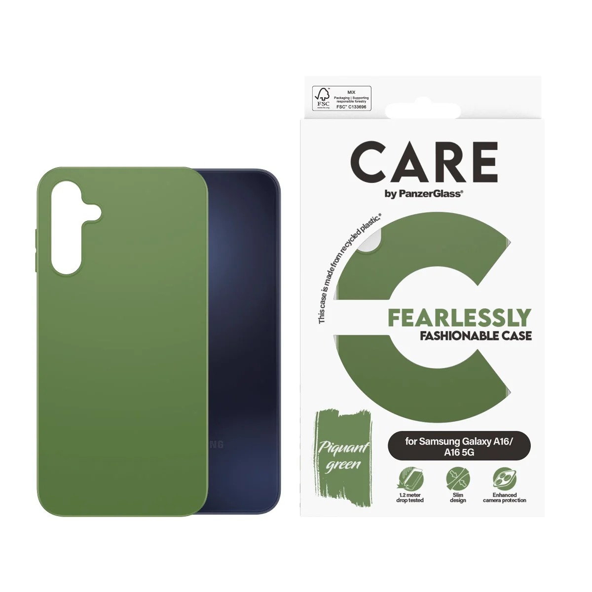 CARE⢠by PanzerGlass® Case Green Samsung Galaxy A16 4G | A16 5G - Image 2