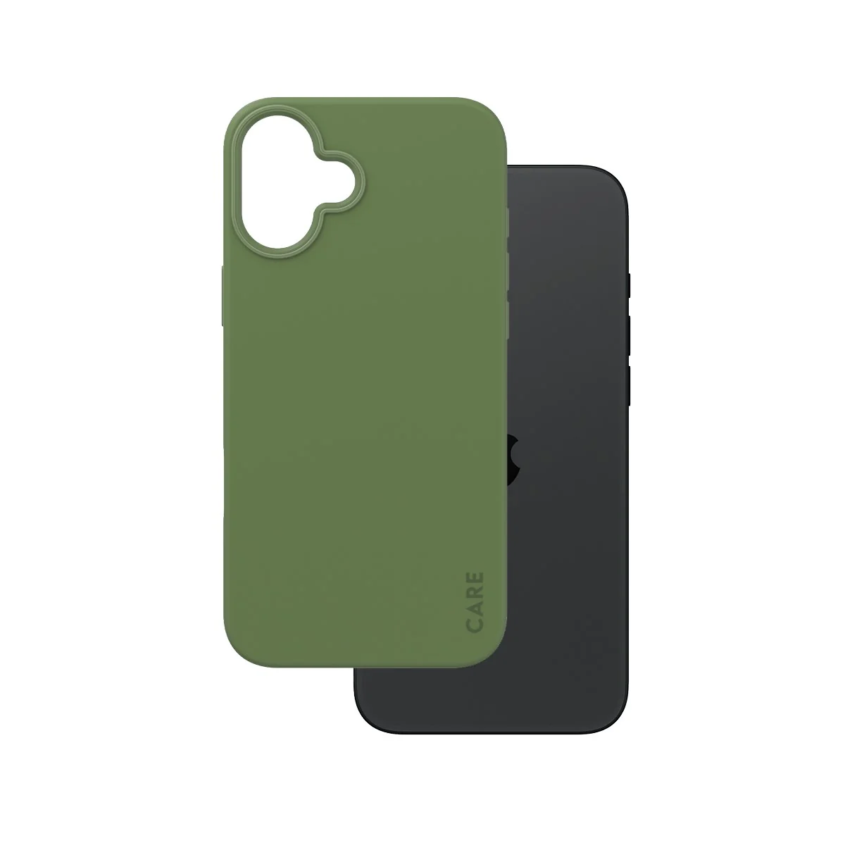 CARE™ by PanzerGlass® Case Green w. MagSafe iPhone 16 Plus