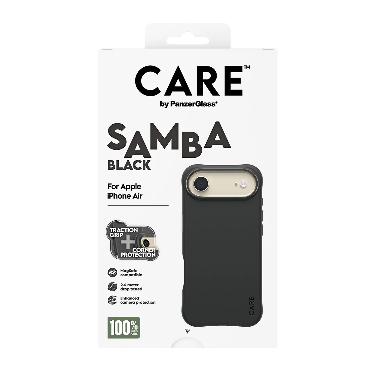 CARE™ by PanzerGlass® Samba Case Black w. MagSafe iPhone Air - Image 3