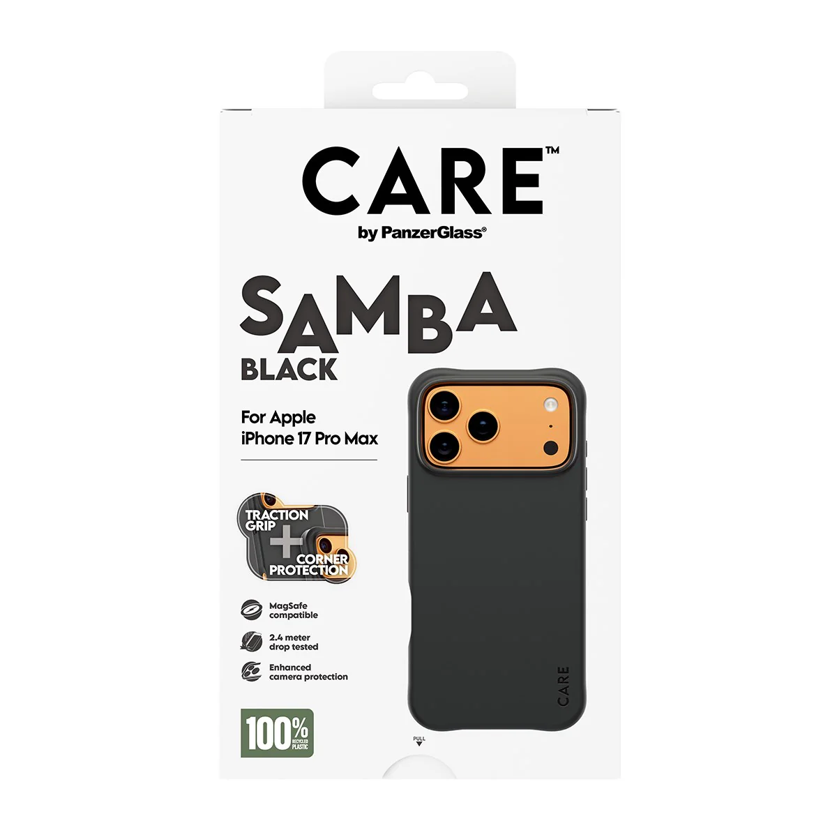 CARE⢠by PanzerGlass® Samba Case Black w. MagSafe iPhone 17 Pro Max - Image 3