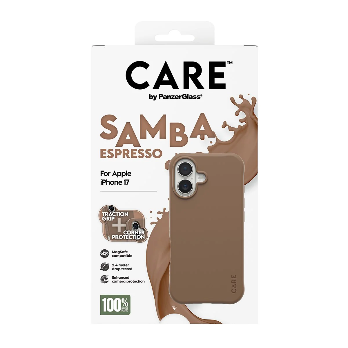 CARE™ by PanzerGlass® Samba Case Espresso w. MagSafe iPhone 17 - Image 3