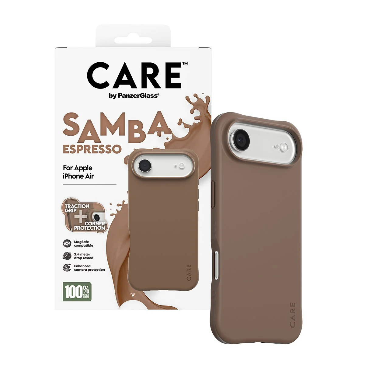 CARE⢠by PanzerGlass® Samba Case Espresso w. MagSafe iPhone Air - Image 5