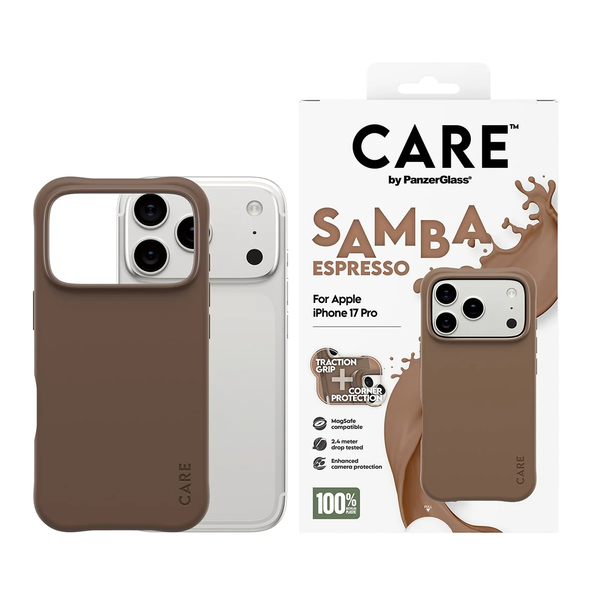 CARE™ by PanzerGlass® Samba Case Espresso w. MagSafe iPhone 17 Pro - Image 2