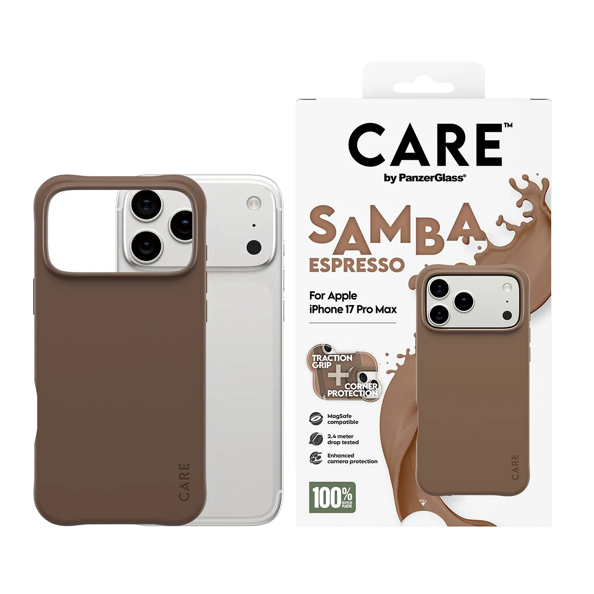 CARE™ by PanzerGlass® Samba Case Espresso w. MagSafe iPhone 17 Pro Max - Image 2