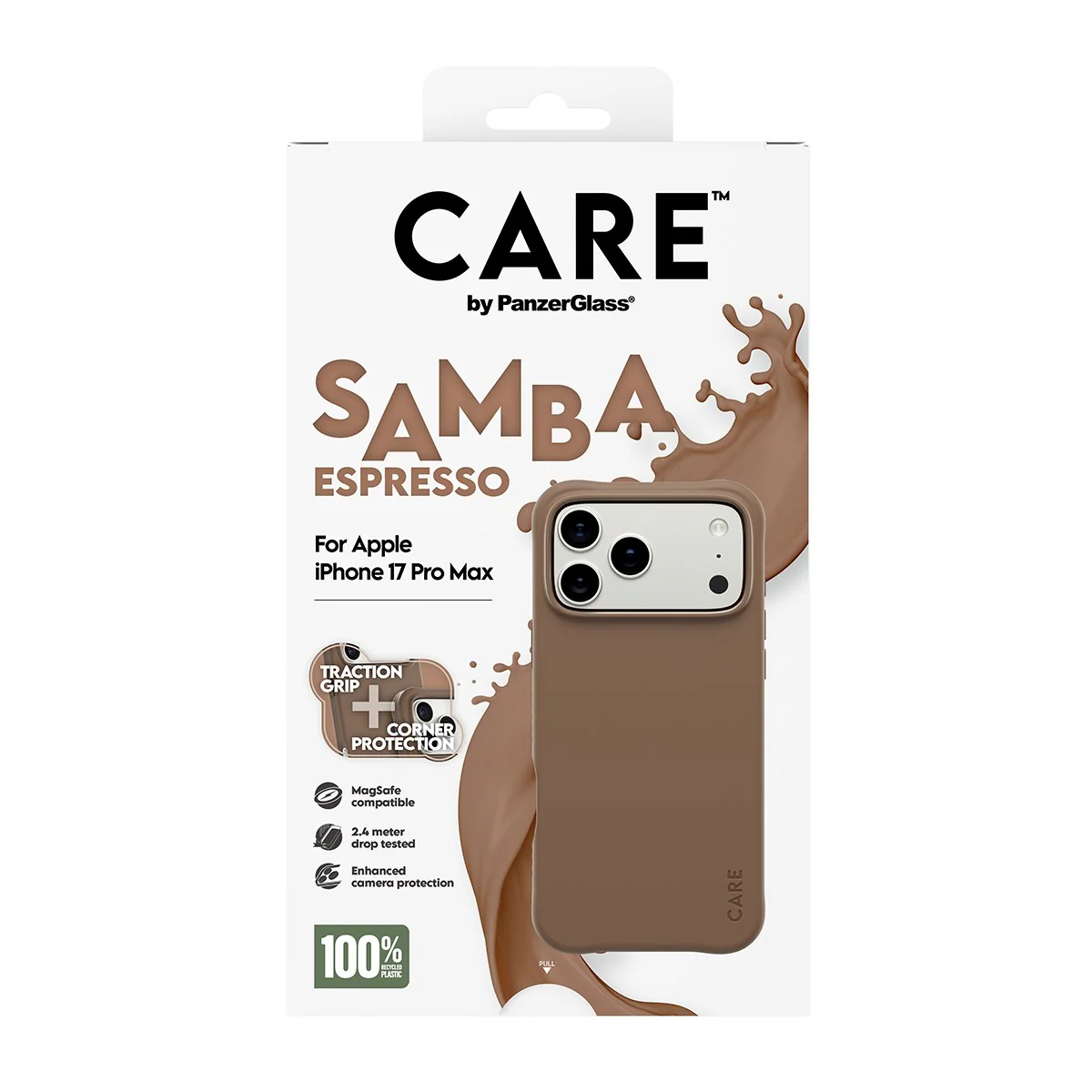 CARE™ by PanzerGlass® Samba Case Espresso w. MagSafe iPhone 17 Pro Max - Image 3