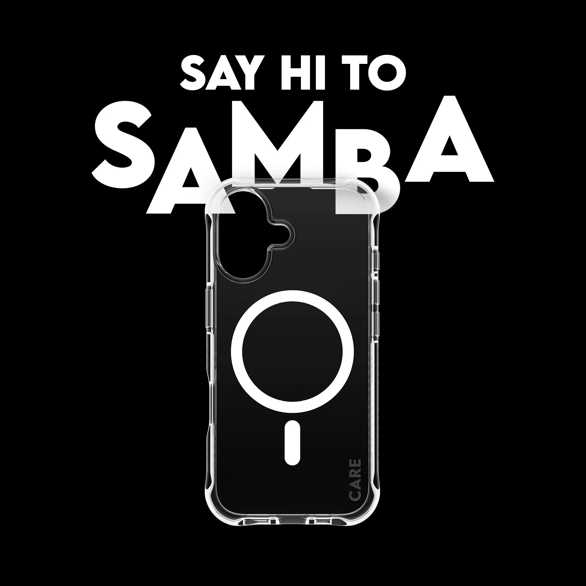 CARE™ by PanzerGlass® Samba Case Transparent w. White MagSafe iPhone 17 - Image 6