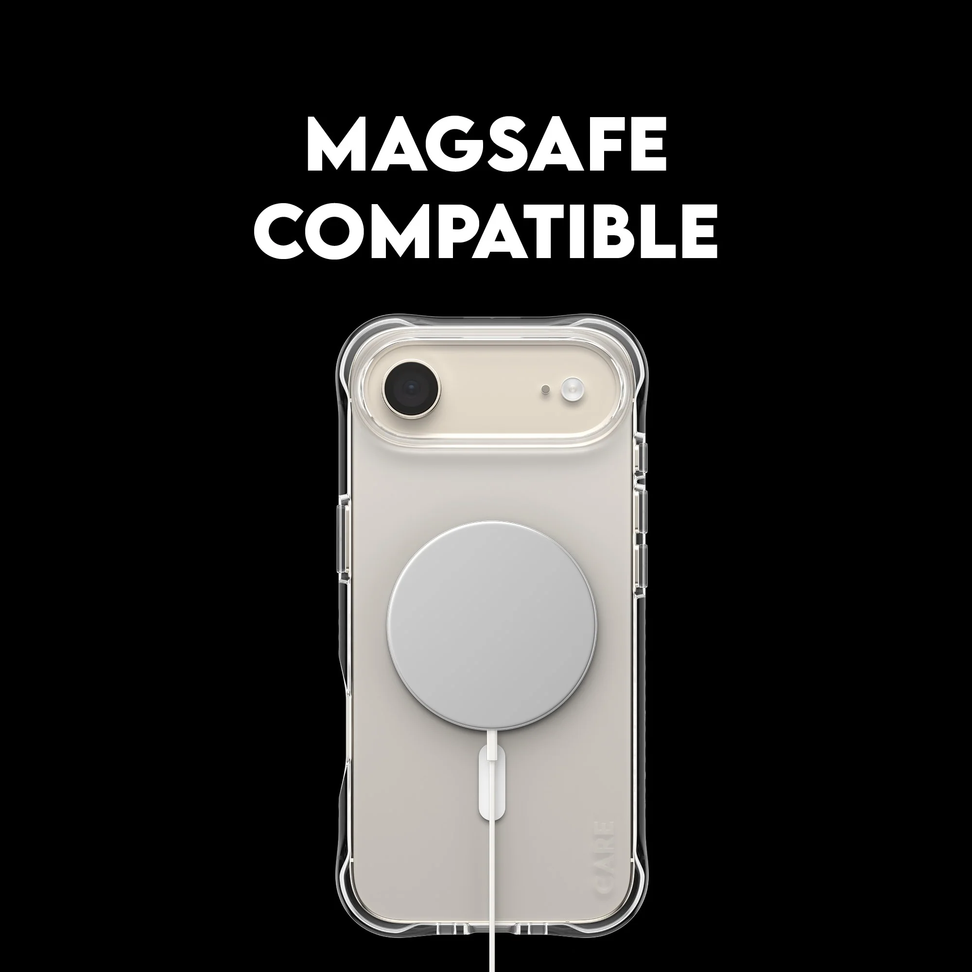 CARE™ by PanzerGlass® Samba Case Transparent w. White MagSafe iPhone Air - Image 10
