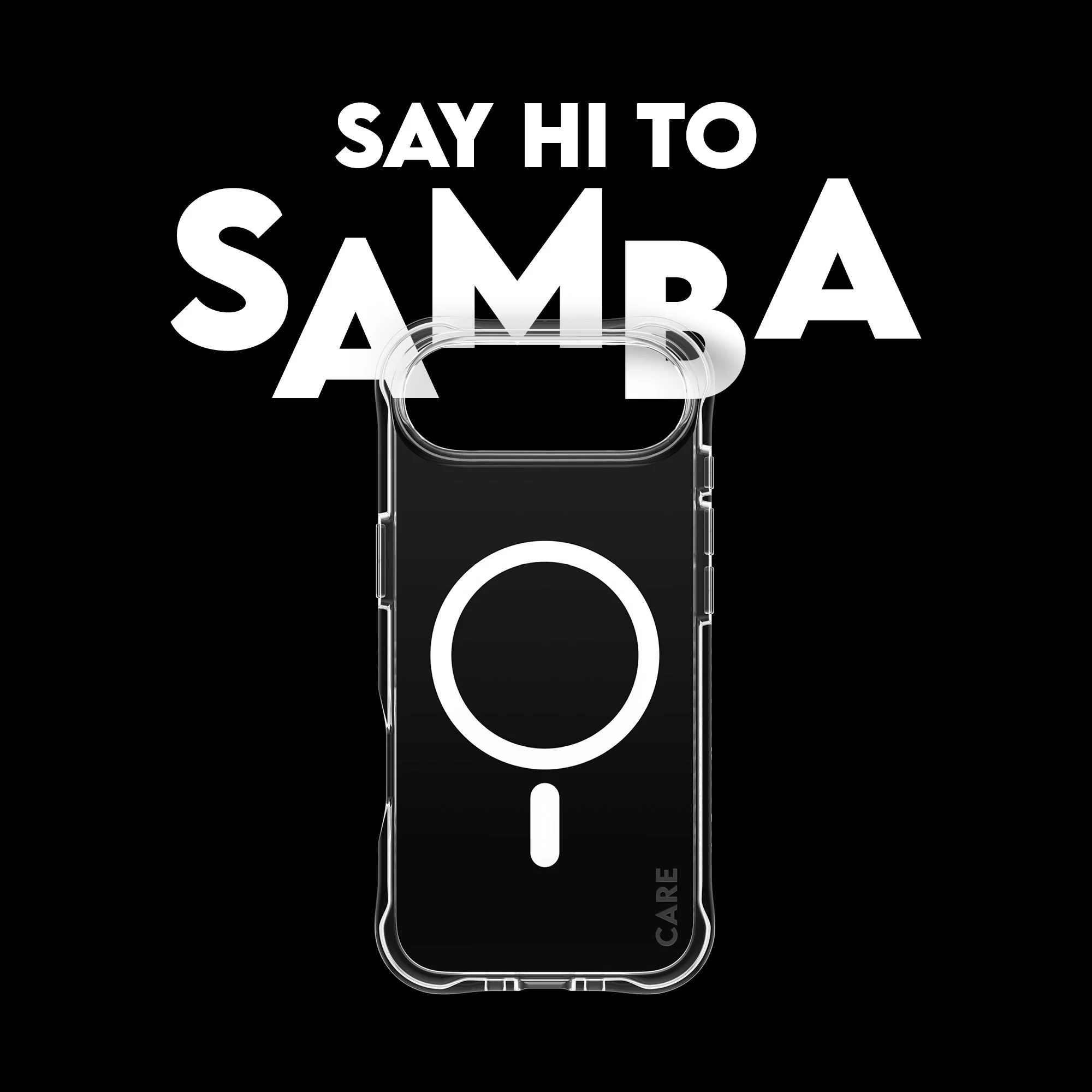 CARE™ by PanzerGlass® Samba Case Transparent w. White MagSafe iPhone Air - Image 6