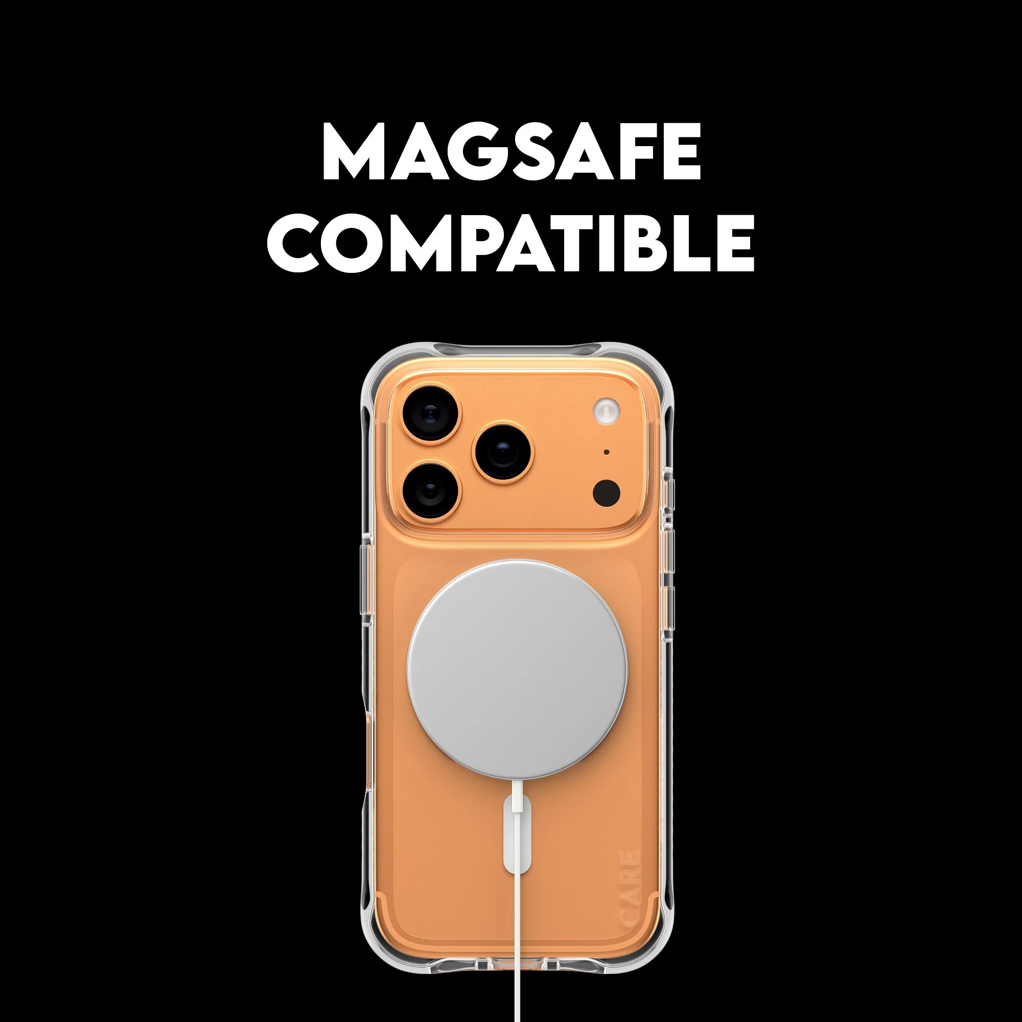 CARE™ by PanzerGlass® Samba Case Transparent w. White MagSafe iPhone 17 Pro - Image 10