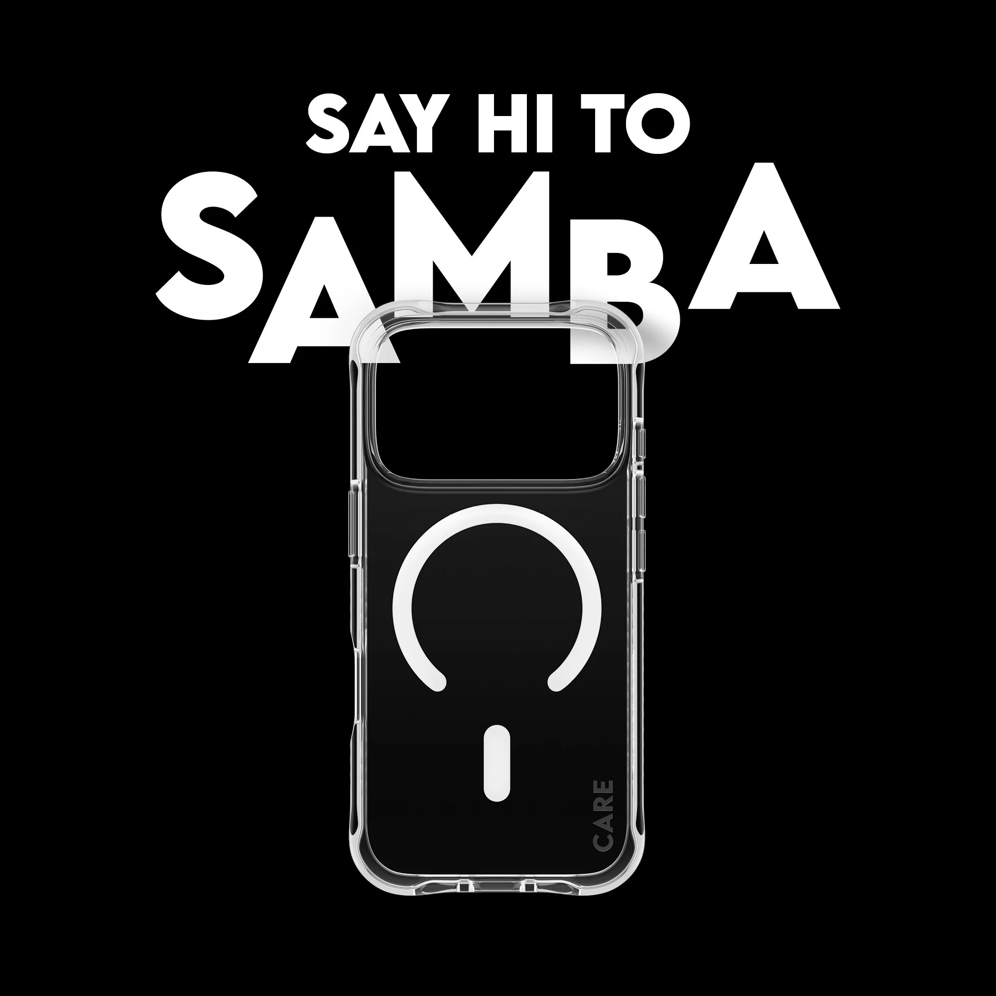 CARE™ by PanzerGlass® Samba Case Transparent w. White MagSafe iPhone 17 Pro - Image 6