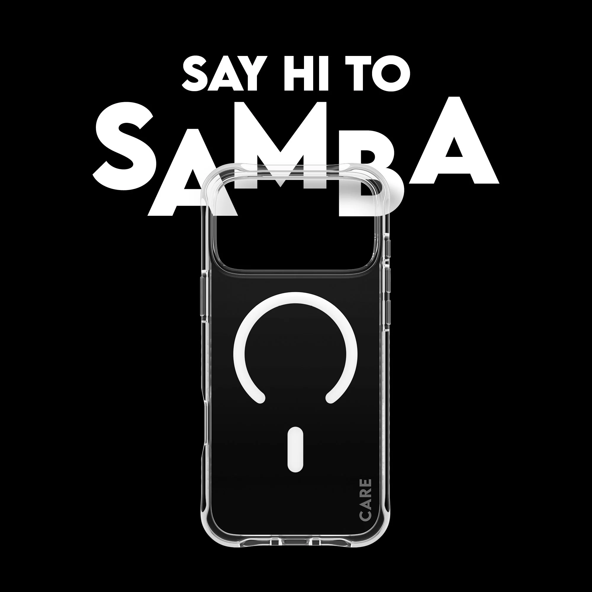 CARE™ by PanzerGlass® Samba Case Transparent w. White MagSafe iPhone 17 Pro Max - Image 6