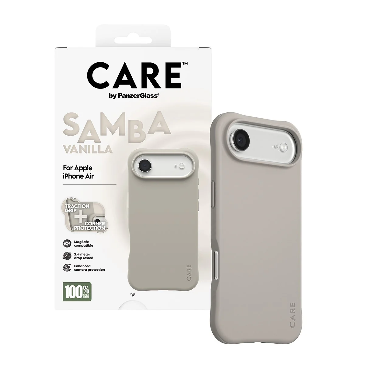 CARE™ by PanzerGlass® Samba Case Vanilla w. MagSafe iPhone Air - Image 5