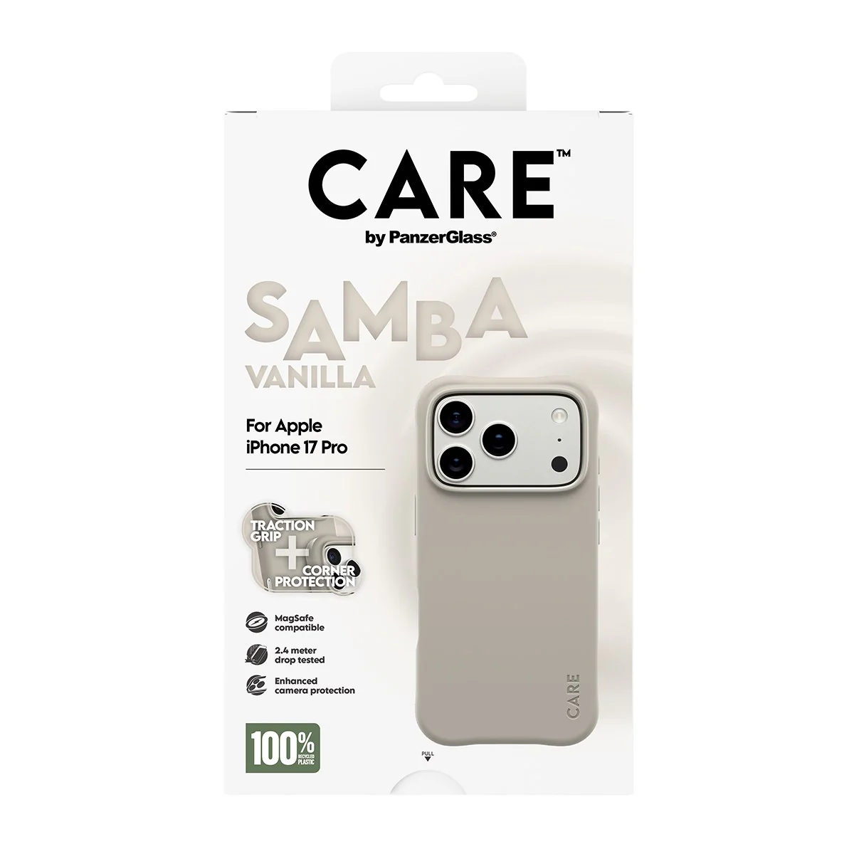 CARE™ by PanzerGlass® Samba Case Vanilla w. MagSafe iPhone 17 Pro - Image 3