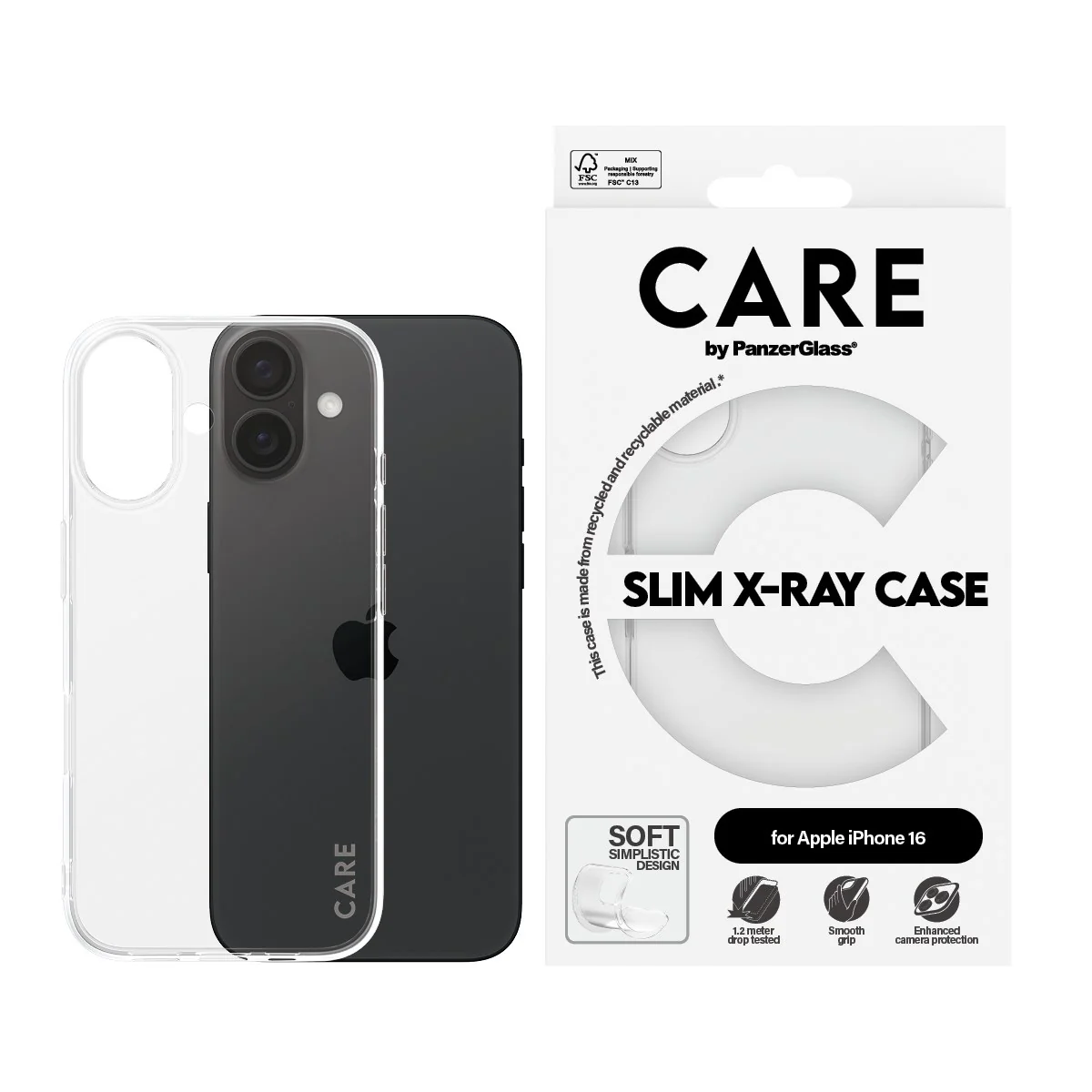 CARE™ by PanzerGlass® X-Ray Case iPhone 16 - Image 2