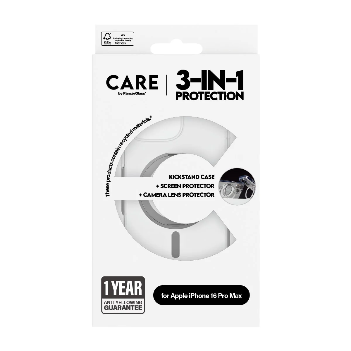 CARE⢠by PanzerGlass® 3-in-1 Ceramic Bundle iPhone 16 Pro Max - Image 3