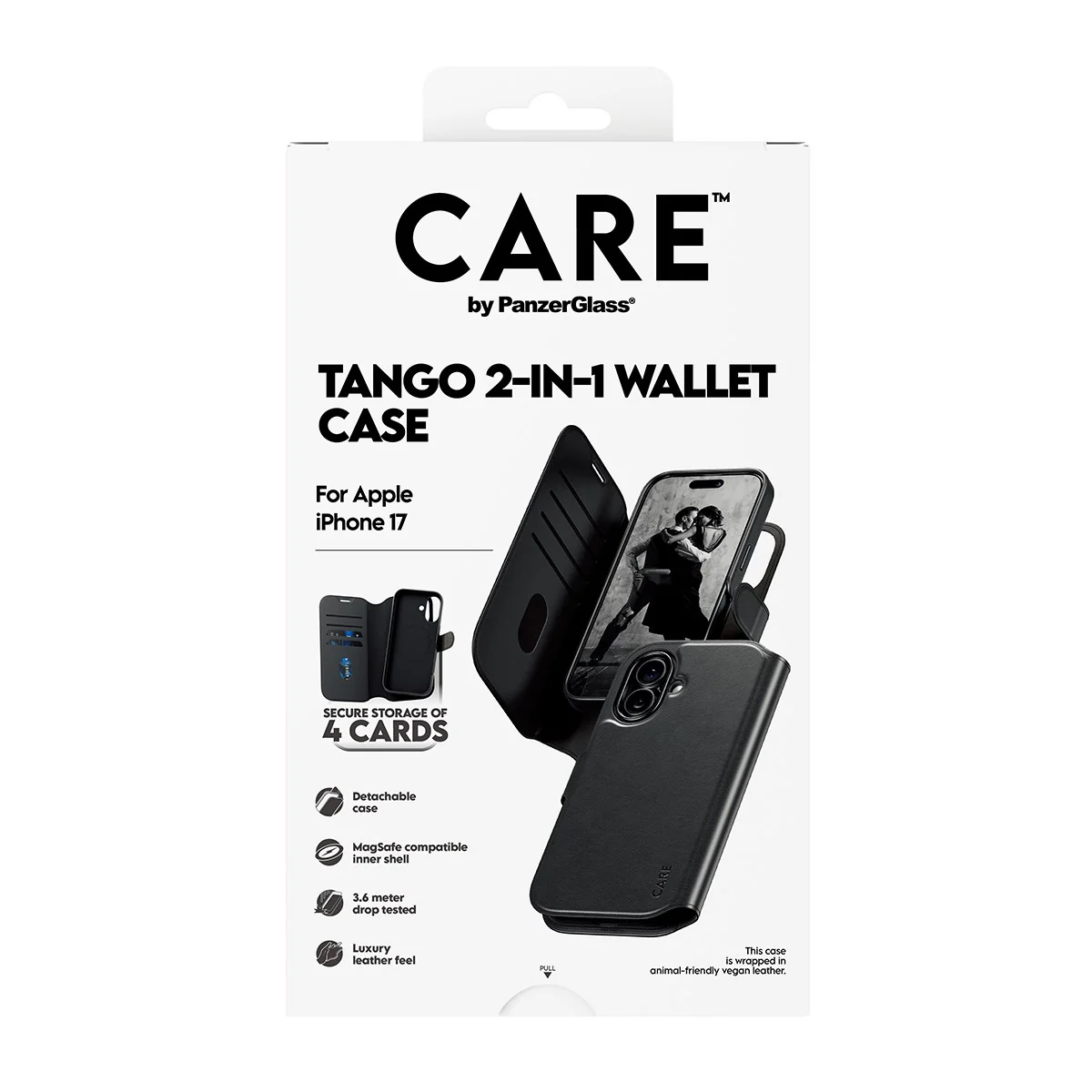 CARE⢠by PanzerGlass® Tango 2-in-1 Wallet Case w. MagSafe iPhone 17 - Image 3