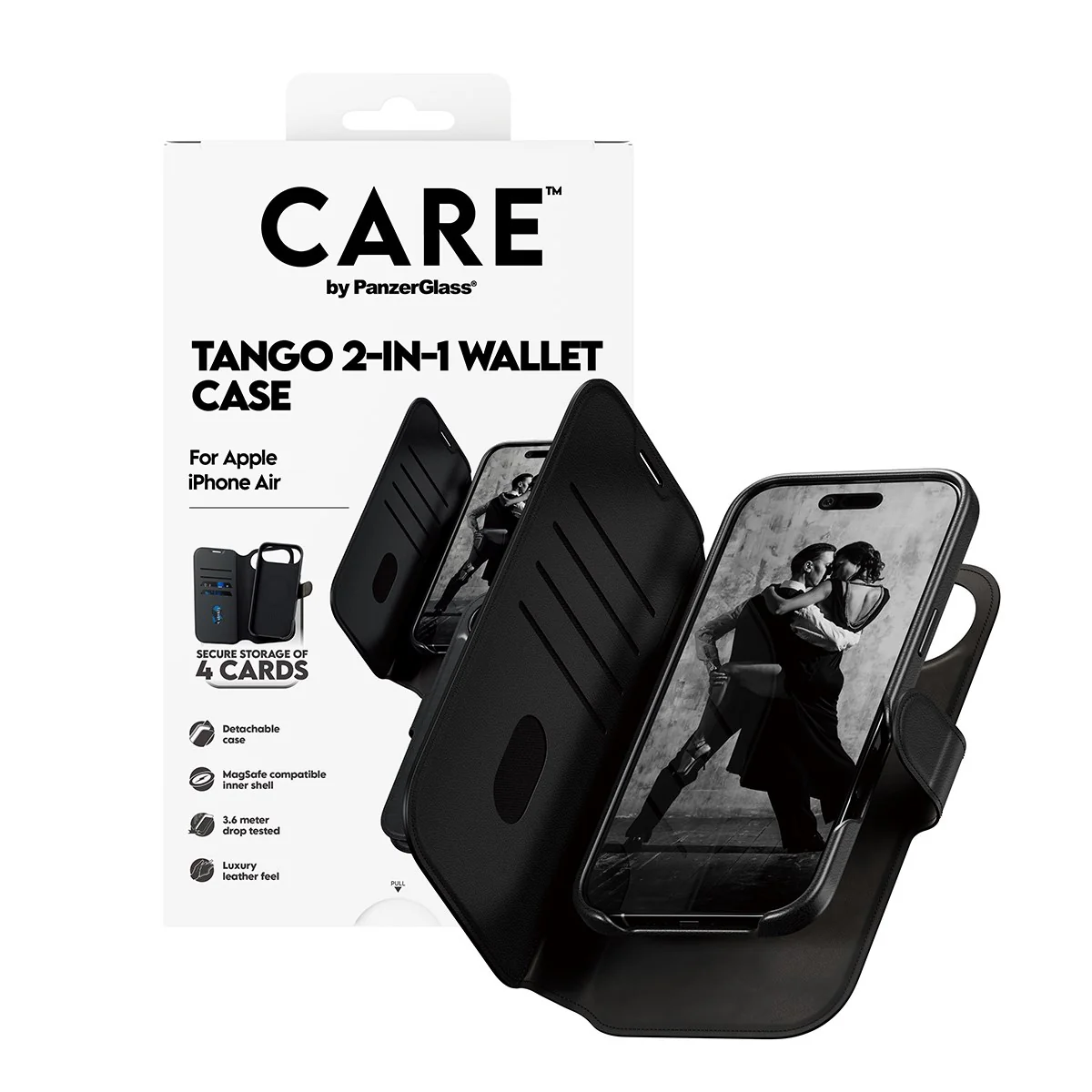 CARE⢠by PanzerGlass® Tango 2-in-1 Wallet Case w. MagSafe iPhone Air - Image 5