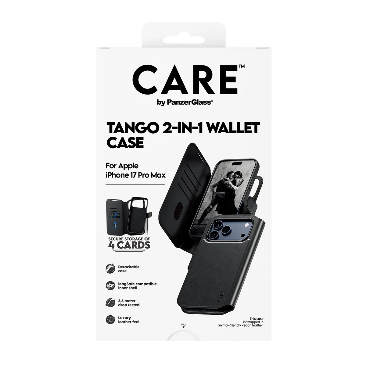 CARE™ by PanzerGlass® Tango 2-in-1 Wallet Case w. MagSafe iPhone 17 Pro Max - Image 3