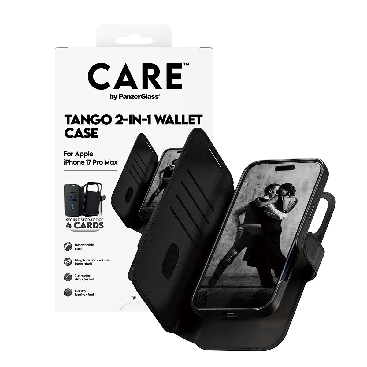 CARE™ by PanzerGlass® Tango 2-in-1 Wallet Case w. MagSafe iPhone 17 Pro Max - Image 5