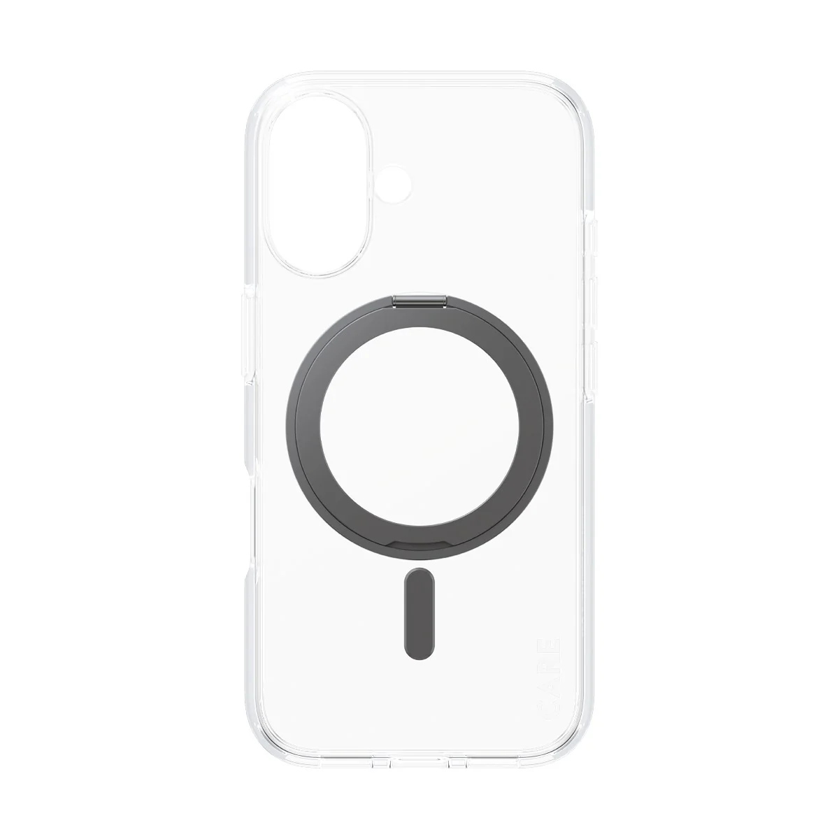 CARE⢠by PanzerGlass® Case Transparent w. Black Kickstand & MagSafe iPhone 16 - Image 4
