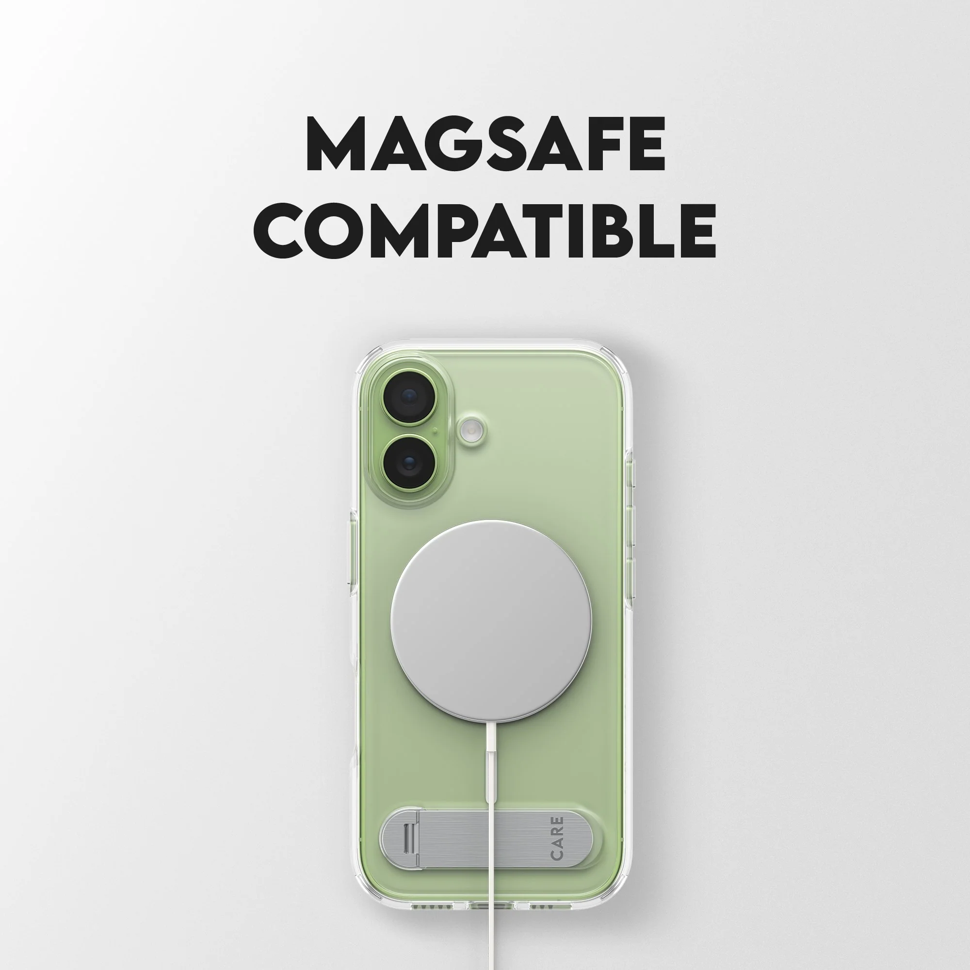 CARE⢠by PanzerGlass® Kickstand Case Transparent w. MagSafe iPhone 17 - Image 12
