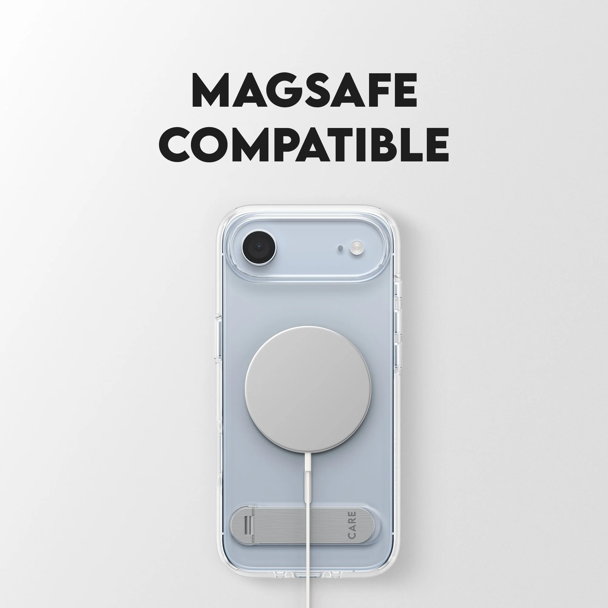 CARE⢠by PanzerGlass® Kickstand Case Transparent w. MagSafe iPhone Air - Image 12