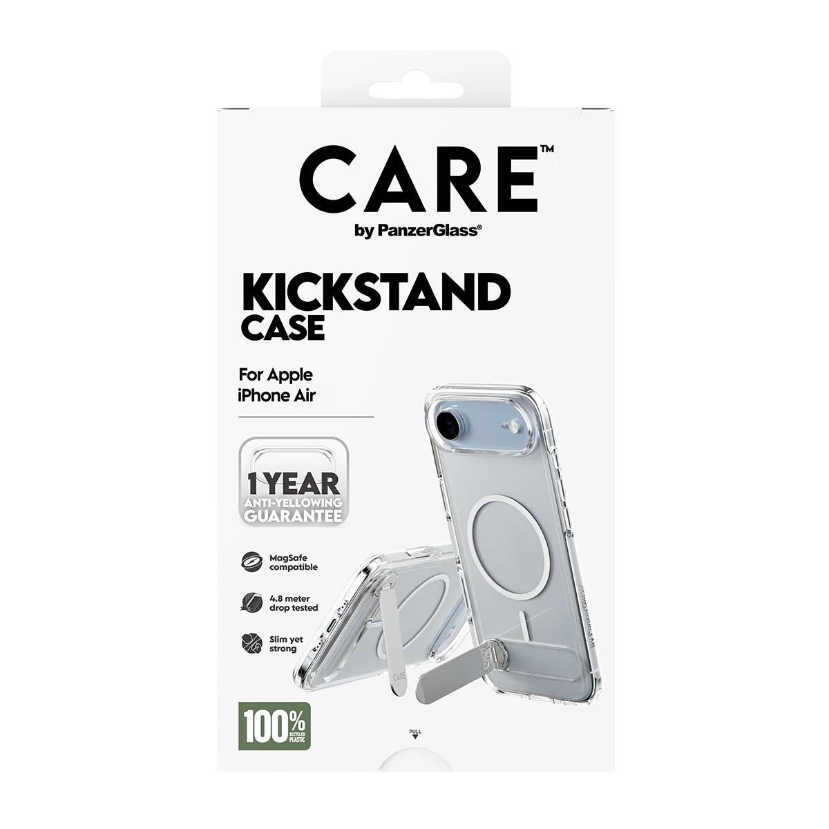CARE⢠by PanzerGlass® Kickstand Case Transparent w. MagSafe iPhone Air - Image 3