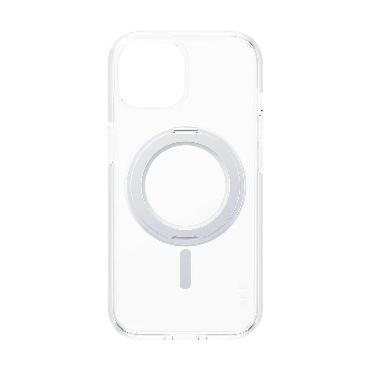 CARE⢠by PanzerGlass® Case Transparent w. Silver Kickstand & MagSafe iPhone 15 - Image 4
