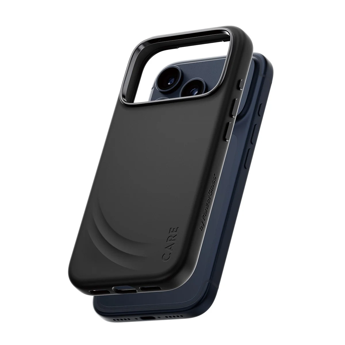 CARE⢠by PanzerGlass® Flow Case Black w. Haptic Button & MagSafe iPhone 17 Pro