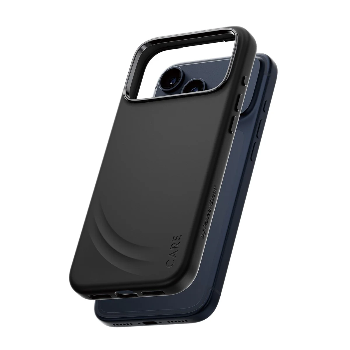 CARE⢠by PanzerGlass® Flow Case Black w. Haptic Button & MagSafe iPhone 17 Pro Max