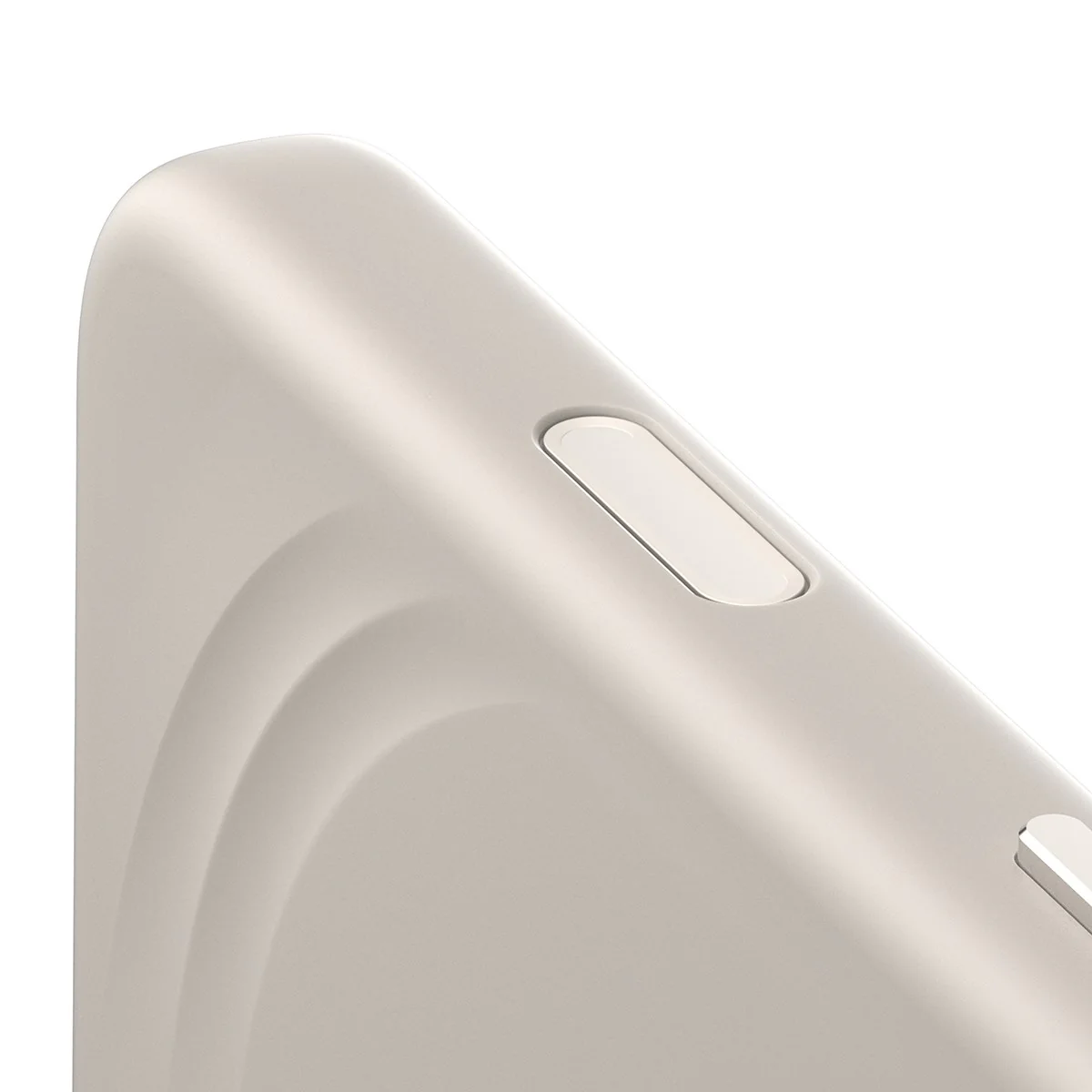 CARE™ by PanzerGlass® Flow Case Vanilla w. Haptic Button & MagSafe iPhone 17 Pro - Image 5