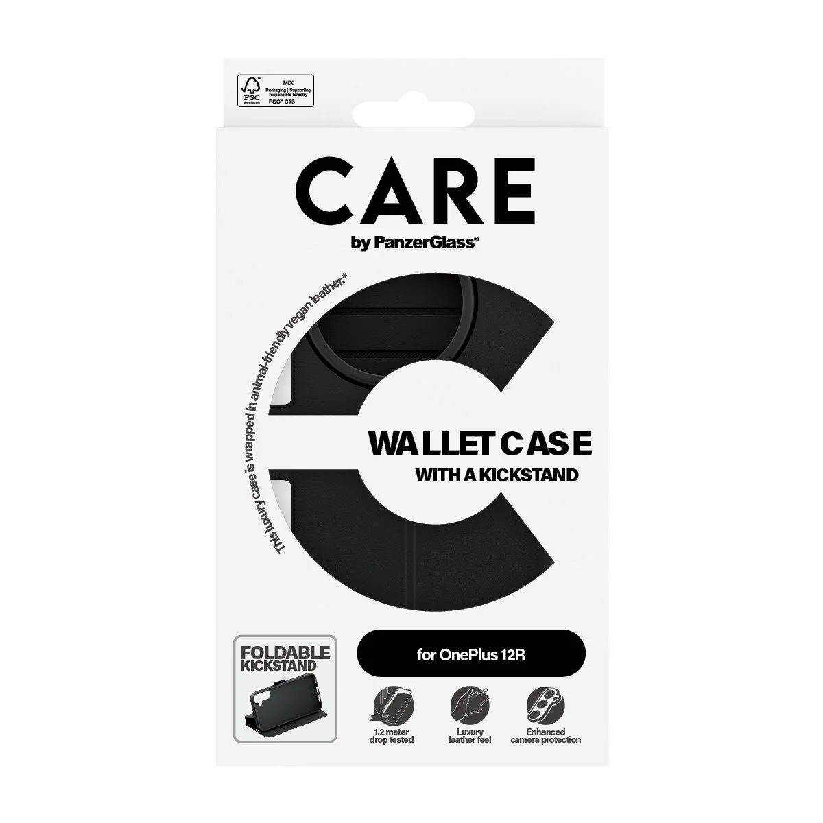 CARE™ by PanzerGlass® Wallet Case w. Kickstand OnePlus 12R - Image 3