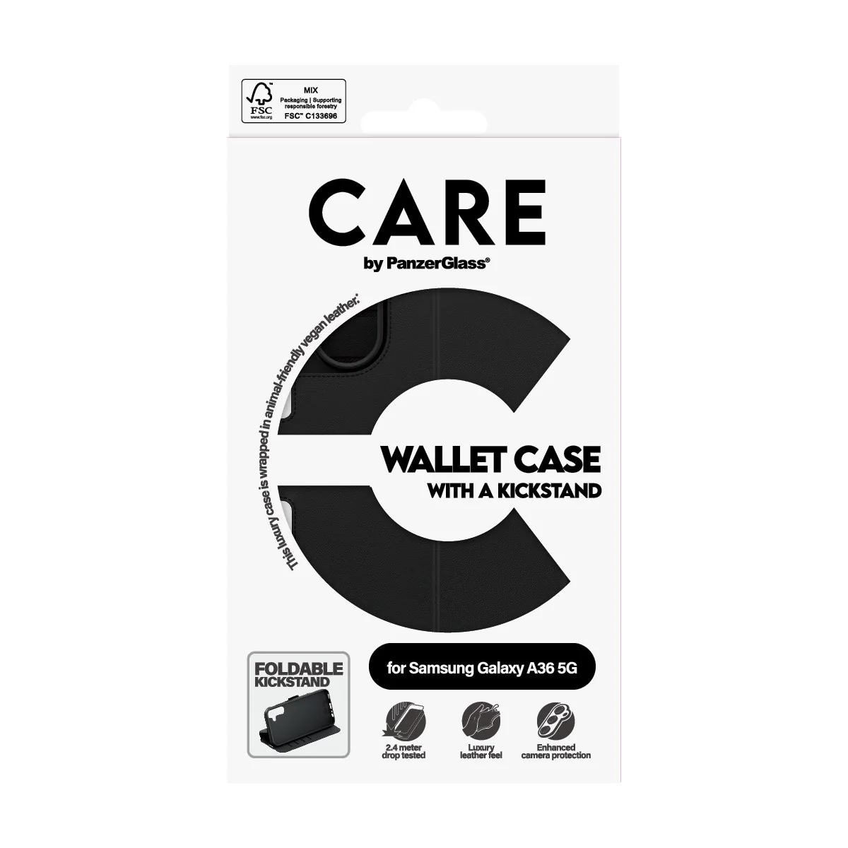 CARE⢠by PanzerGlass® Wallet Case w. Kickstand Samsung Galaxy A36 5G - Image 4