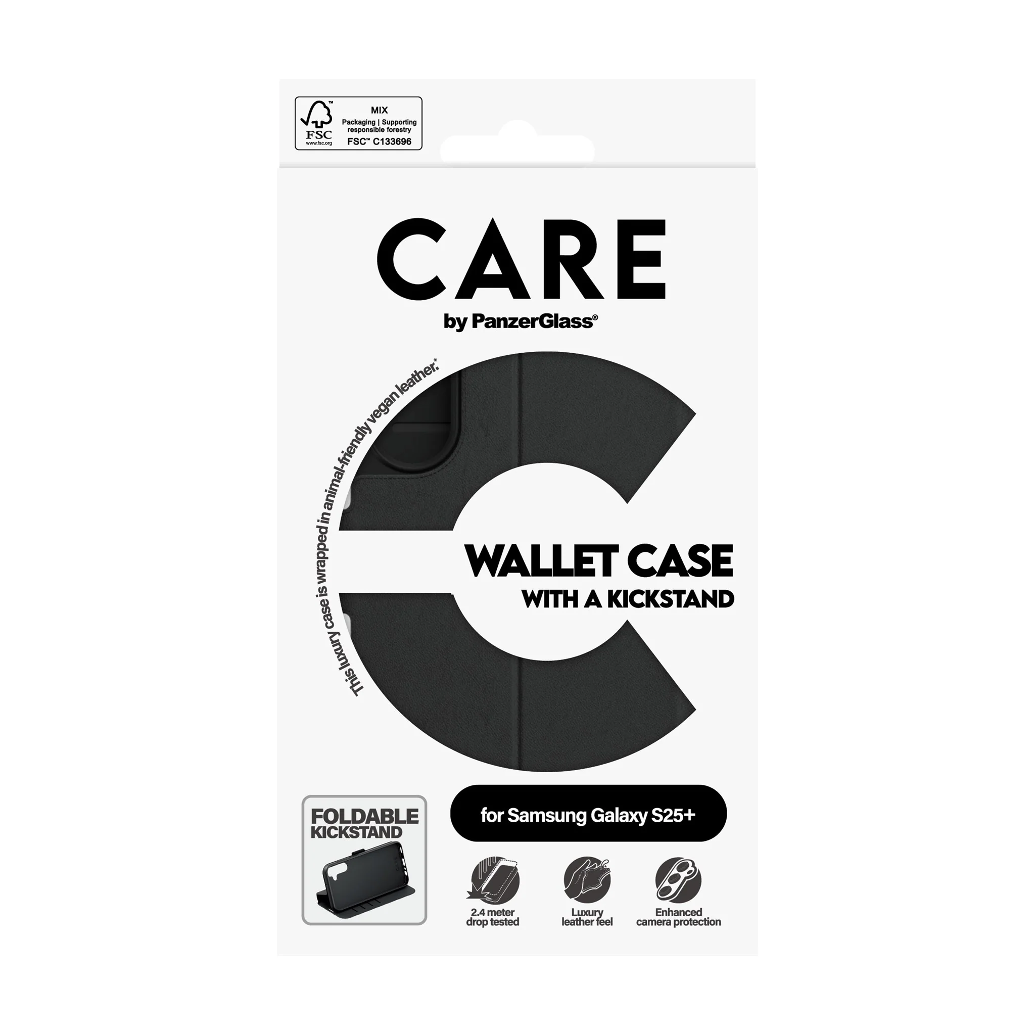 CARE⢠by PanzerGlass® Wallet Case w. Kickstand Samsung Galaxy S25+ - Image 4