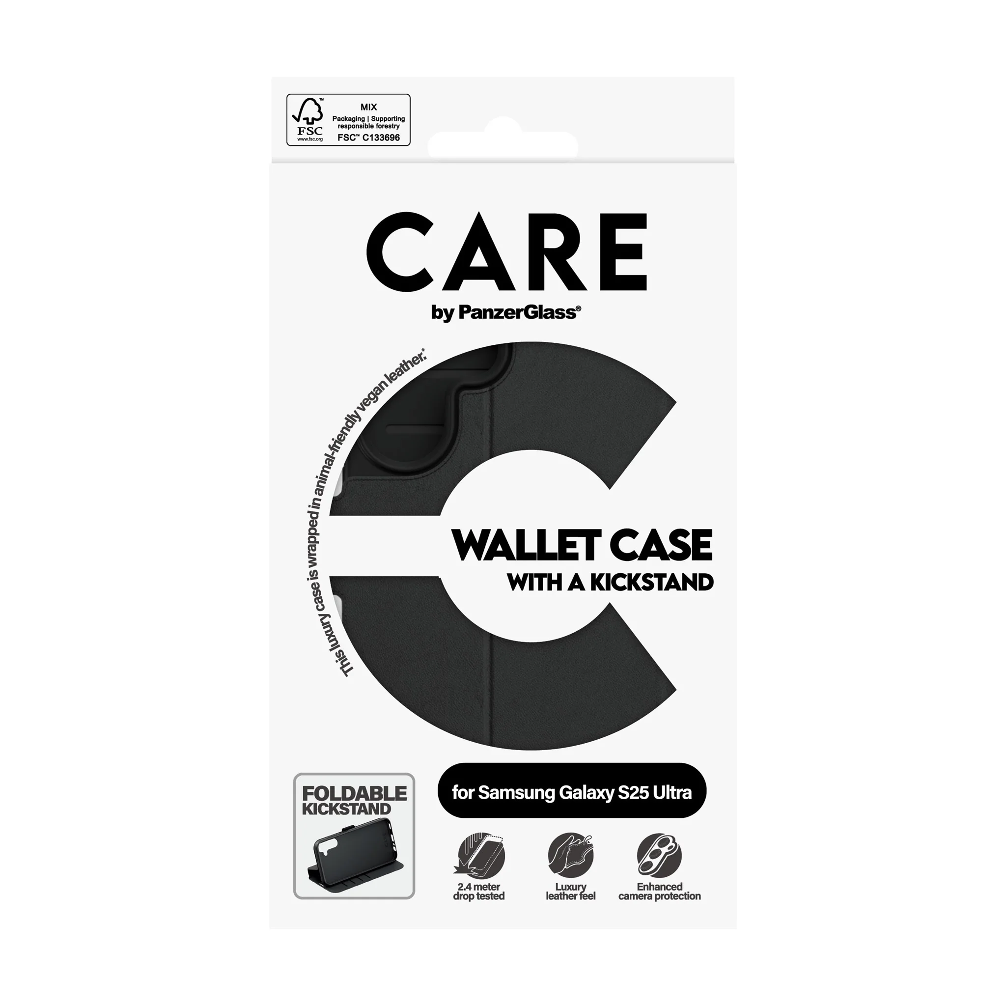 CARE™ by PanzerGlass® Wallet Case w. Kickstand Samsung Galaxy S25 Ultra - Image 4