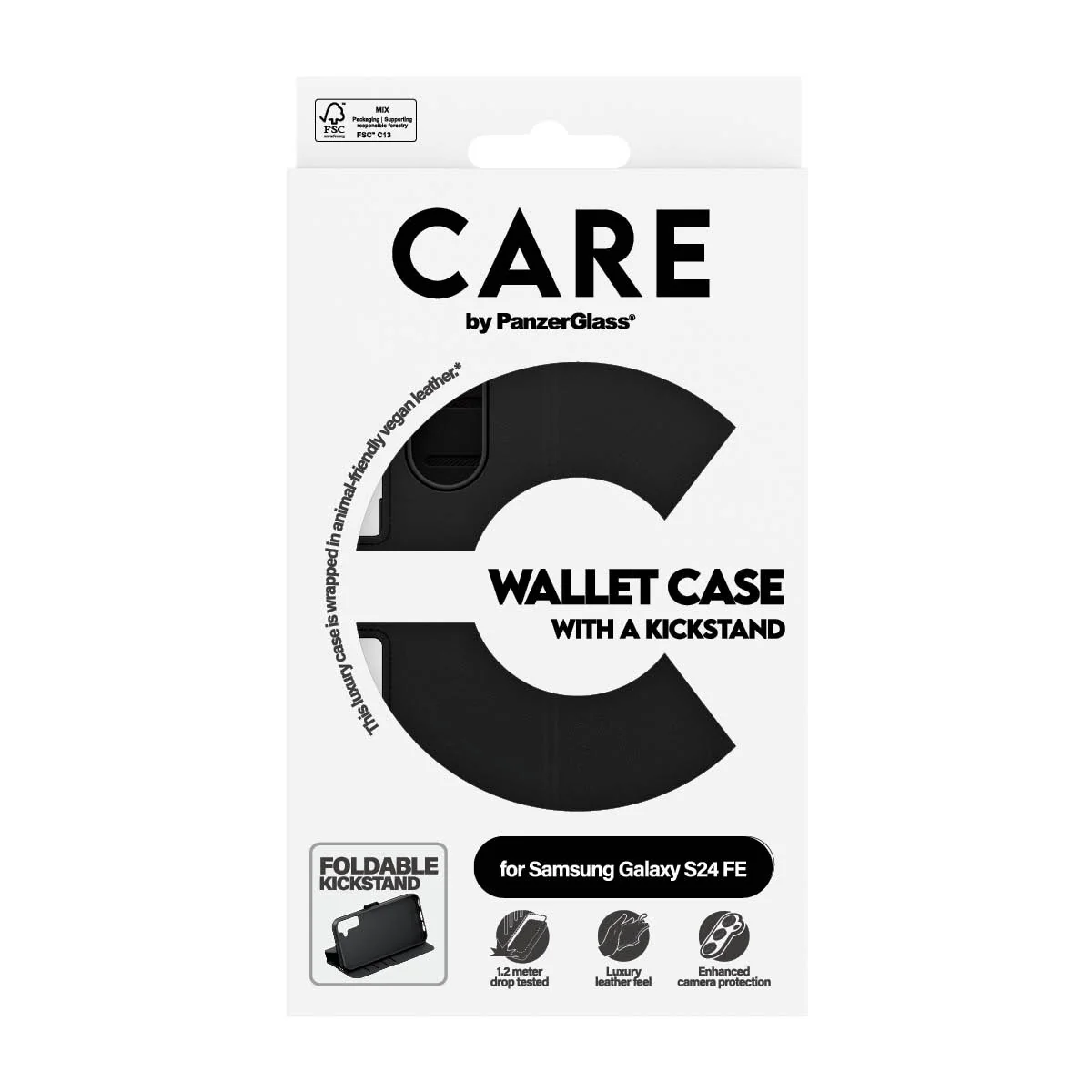 CARE⢠by PanzerGlass® Wallet Case w. Kickstand Samsung Galaxy S24 FE 5G - Image 3